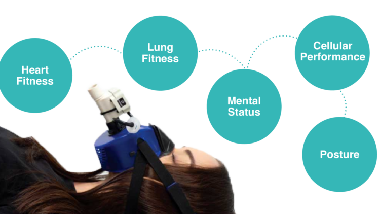 how the pnoe works testing heart fitness lung fitness mental status cellular performance and posture